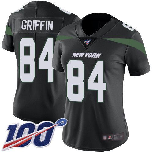 New York Jets Limited Black Women Ryan Griffin Alternate Jersey NFL Football 84 100th Season Vapor Untouchable